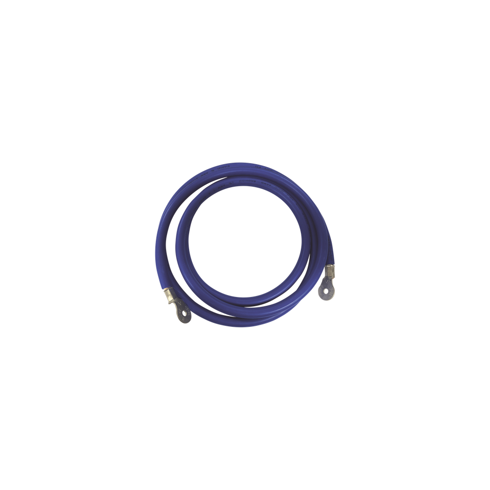 Cable para Baterías, 2.2 m Azul Calibre 2 AWG con Terminales de Ojo en