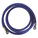 Cable para Baterías, 2.2 m Azul Calibre 2 AWG con Terminales de Ojo en
