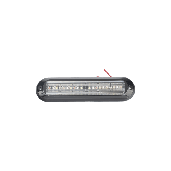 Luz Auxiliar Ultra Brillante IP67 de 18 LEDs, Color Rojo/Azul/Ambar, c