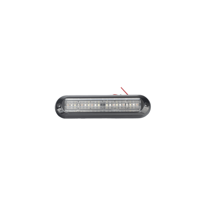 Luz Auxiliar Ultra Brillante IP67 de 18 LEDs, Color Rojo/Azul/Ambar, c