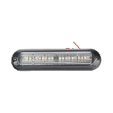 Luz Auxiliar Ultra Brillante IP67 de 18 LEDs, Color Rojo/Azul/Ambar, c