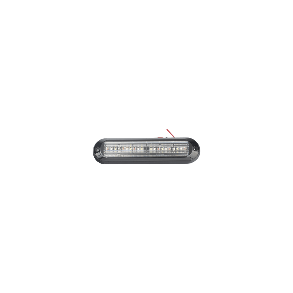 Luz Auxiliar Ultra Brillante IP67 de 18 LEDs, Color Rojo/Azul/Ambar, c