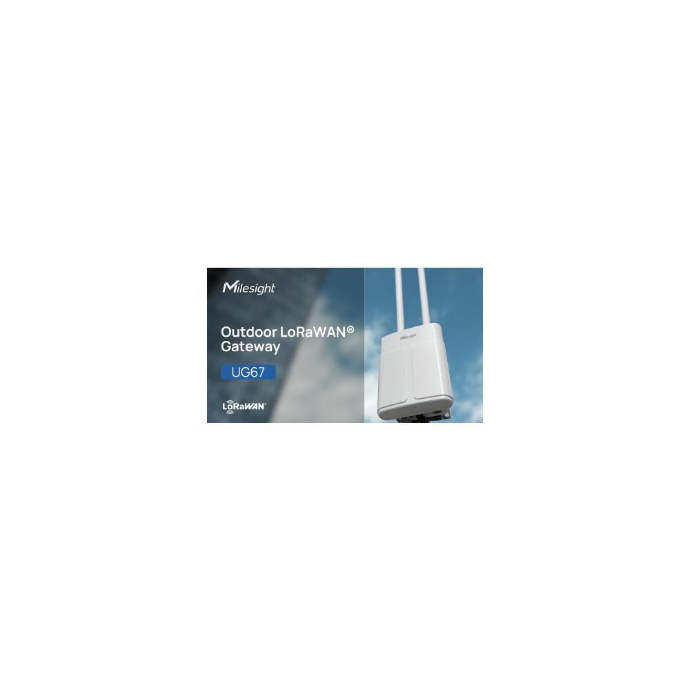 Gateway LoRaWAN para exterior, de largo alcance, con modulo SIM