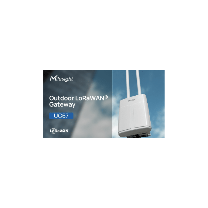 Gateway LoRaWAN para exterior, de largo alcance, con modulo SIM