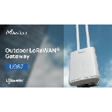 Gateway LoRaWAN para exterior, de largo alcance, con modulo SIM