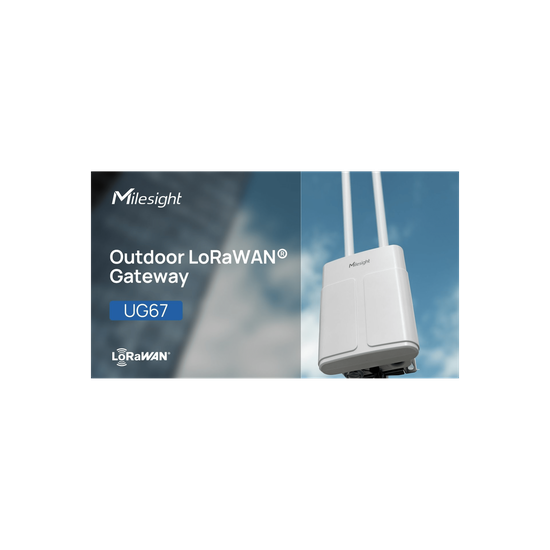 Gateway LoRaWAN para exterior, de largo alcance, con modulo SIM