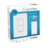 (Caseta Wireless) Kit, Apagador, base para empotrar en pared el contro