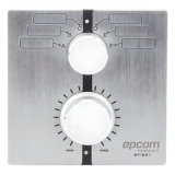 Control de Volumen Remoto con Selector de Canales | Compatible con Amp