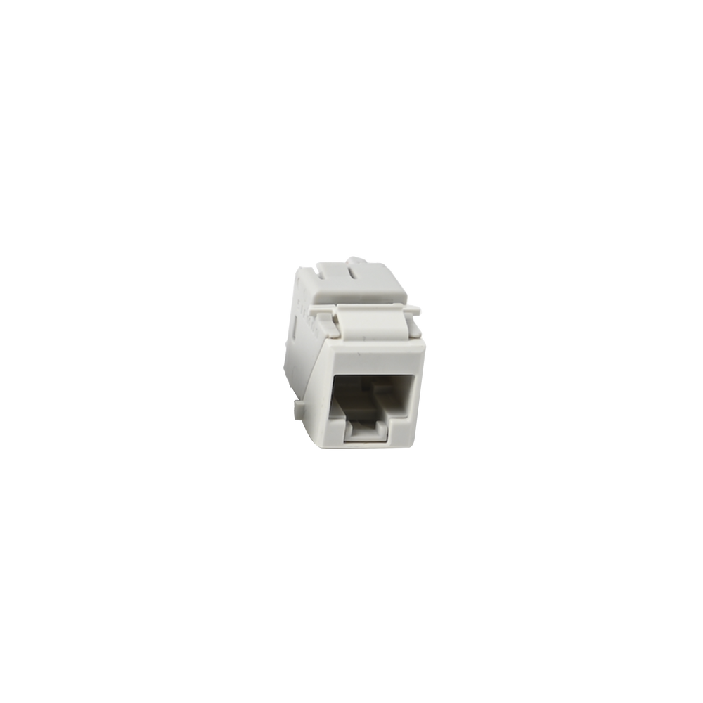 Jack Ultramax Cat6A, UTP, Tipo Keystone, Color Blanco, Punch Down