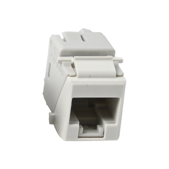 Jack Ultramax Cat6A, UTP, Tipo Keystone, Color Blanco, Punch Down