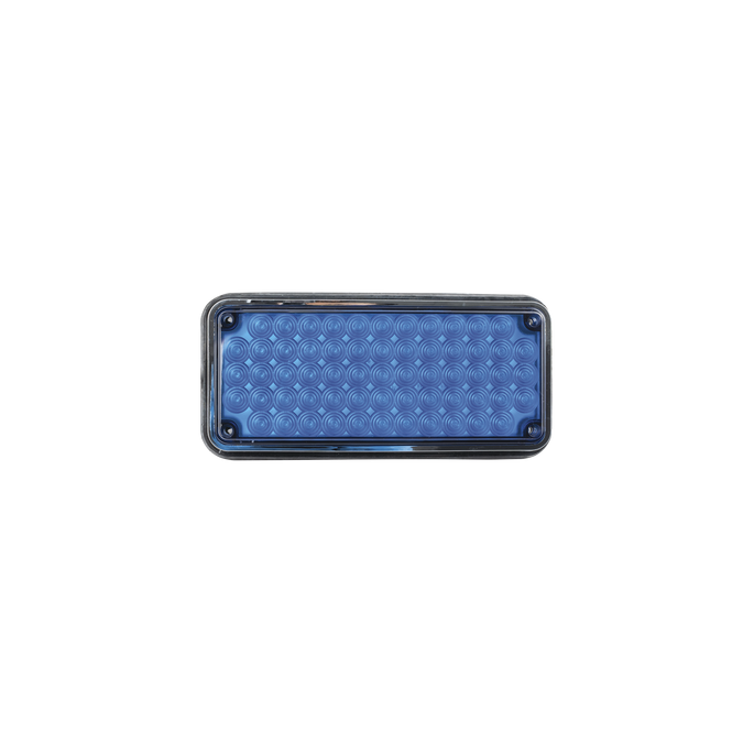 Luz de advertencia de 7x3", Color Azul, Ideal para ambulancias