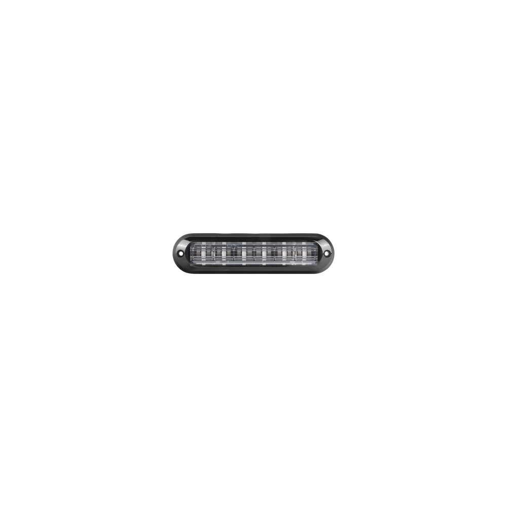 Luz Auxiliar Ultra Brillante IP67 de 6 LEDs, Color Azul, con mica tran
