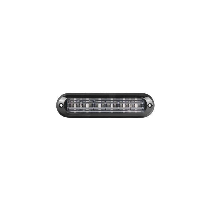 Luz Auxiliar Ultra Brillante IP67 de 6 LEDs, Color Azul, con mica tran