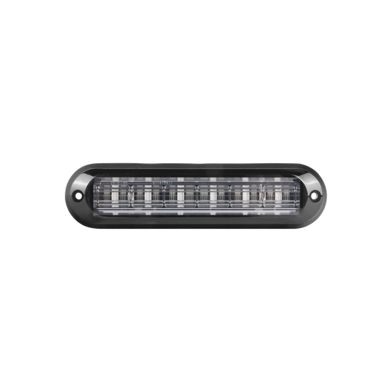 Luz Auxiliar Ultra Brillante IP67 de 6 LEDs, Color Azul, con mica tran