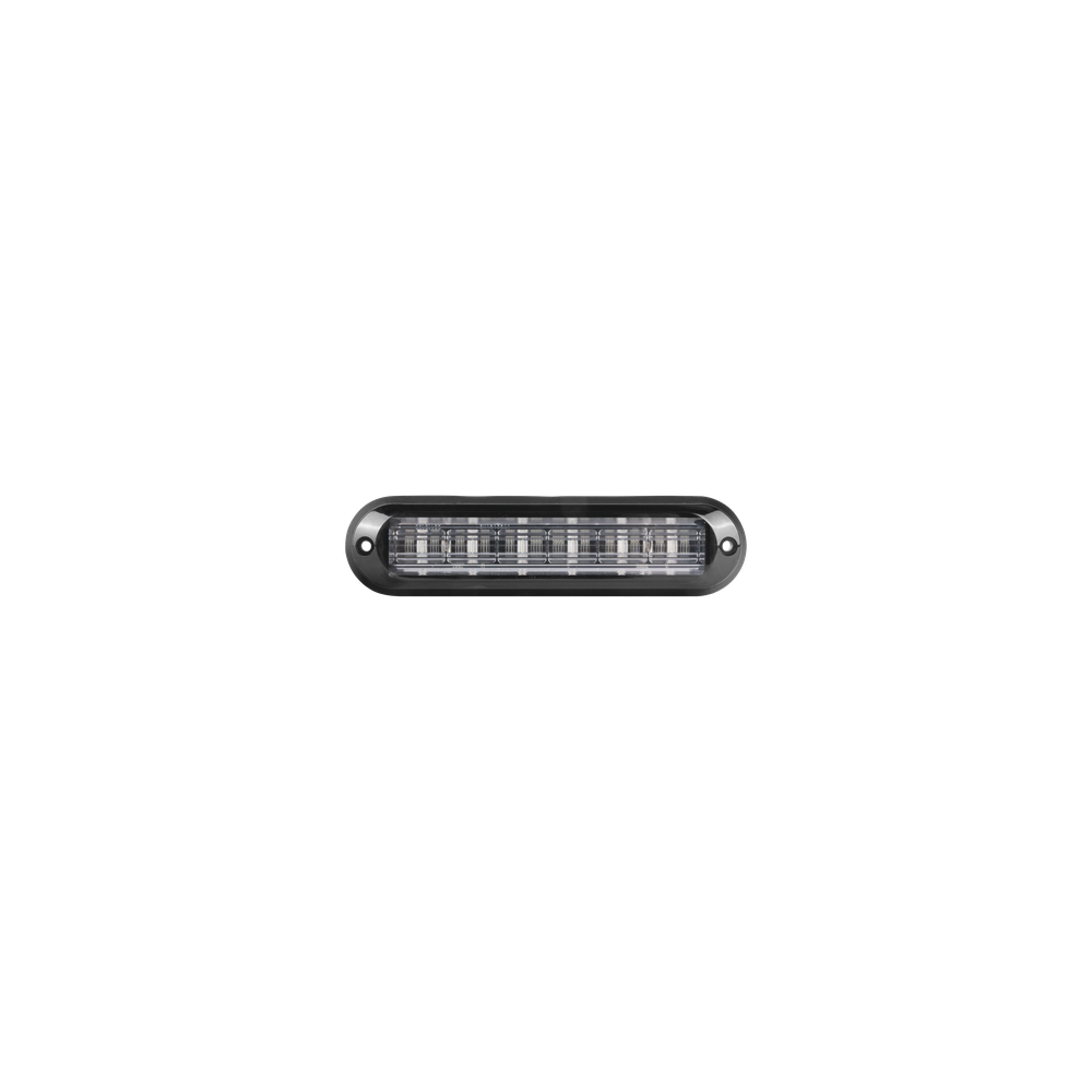 Luz Auxiliar Ultra Brillante IP67 de 6 LEDs, Color Azul, con mica tran