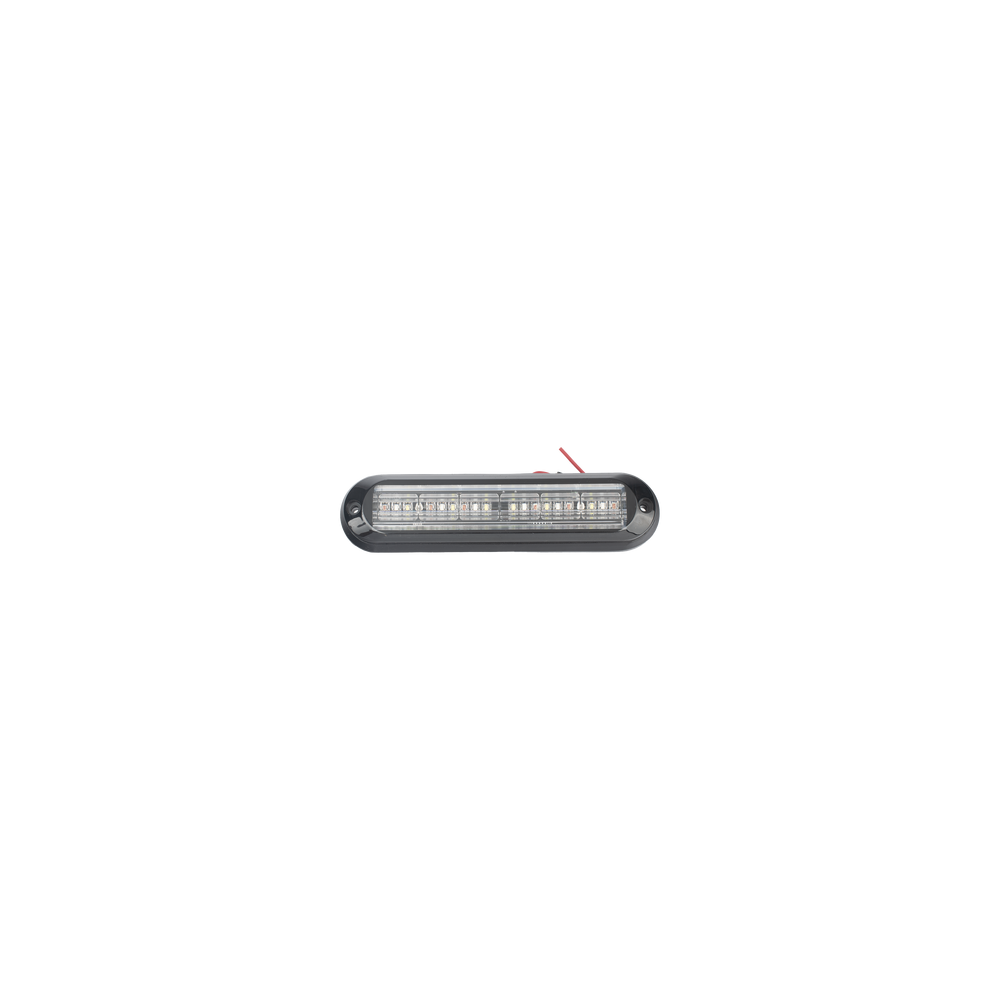 Luz Auxiliar, Ultra Brillante, IP67, 18 LEDs, Tricolor, Color Rojo/Cla