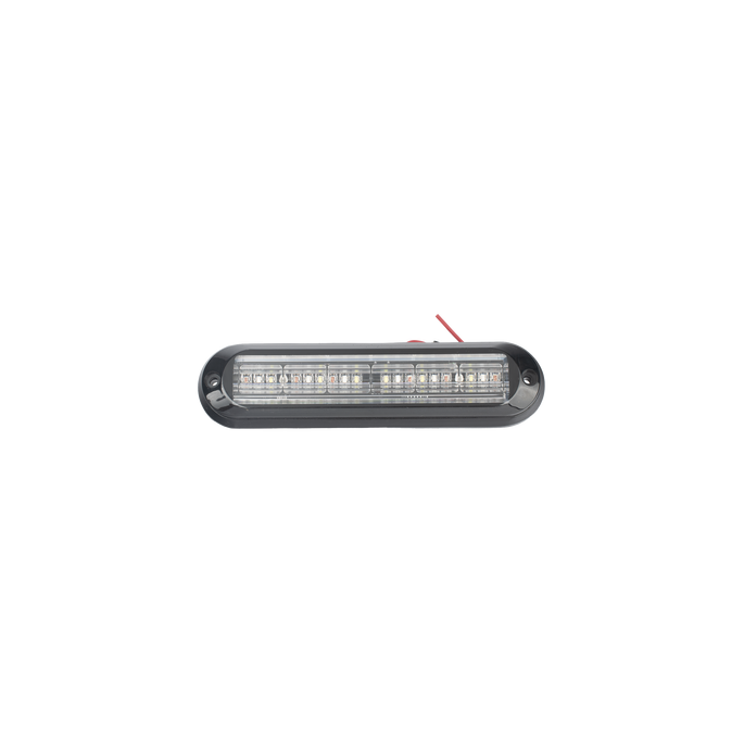 Luz Auxiliar, Ultra Brillante, IP67, 18 LEDs, Tricolor, Color Rojo/Cla