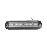 Luz Auxiliar, Ultra Brillante, IP67, 18 LEDs, Tricolor, Color Rojo/Cla