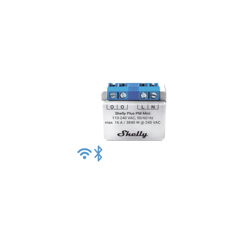 Medidor de Potencia Inteligente Wi-Fi / 1 Canal / 16 A / 2.4 GHz / Dis