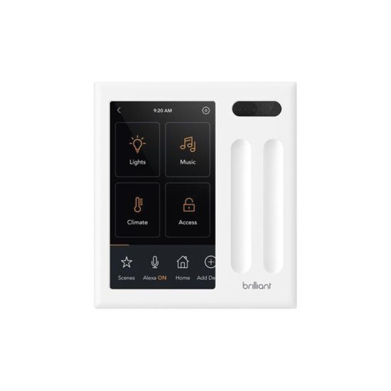 Control touch desde su pantalla en pared, compatible con 2 cargas para