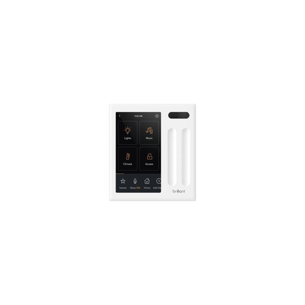 Control touch desde su pantalla en pared, compatible con 2 cargas para