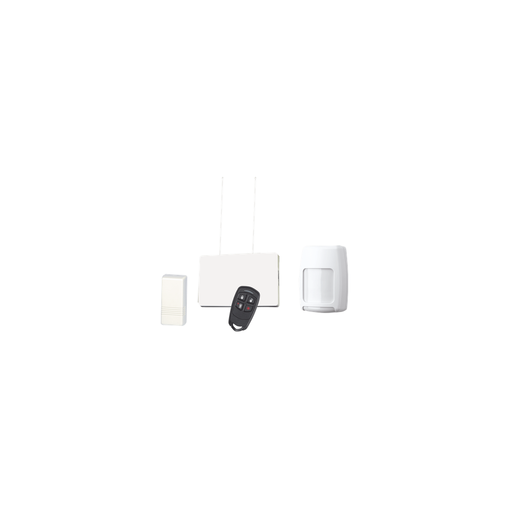 Kit Inalámbrico para Panel de Alarma / Receptor RF / 4 Contactos Magné