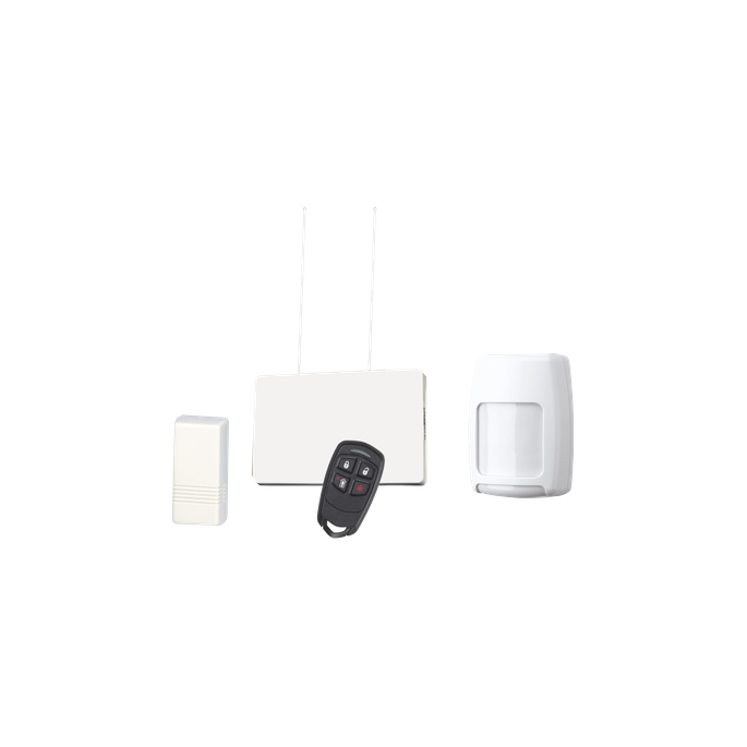 Kit Inalámbrico para Panel de Alarma / Receptor RF / 4 Contactos Magné