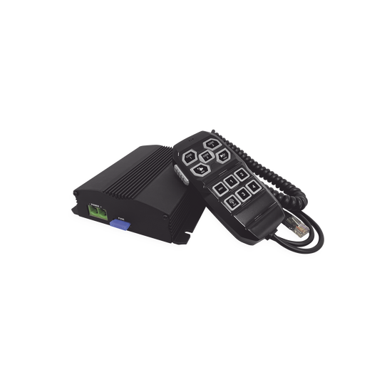Sirena Vehicular de 100W de Potencia, Con Controlador Unimando Para Co