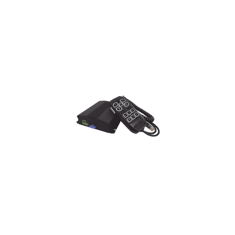 Sirena Vehicular de 100W de Potencia, Con Controlador Unimando Para Co