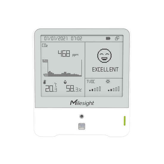 Monitor Ambiental con Display para Temperatura, Humedad y COâ‚‚ con Lo
