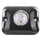 Luz Oculta Ultra Brillante con 12 LED, Color Ambar