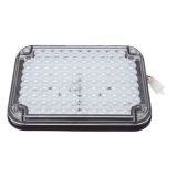 Luz de Advertencia de 9X7", Bicolor Rojo/Claro, Ideal para Ambulancias