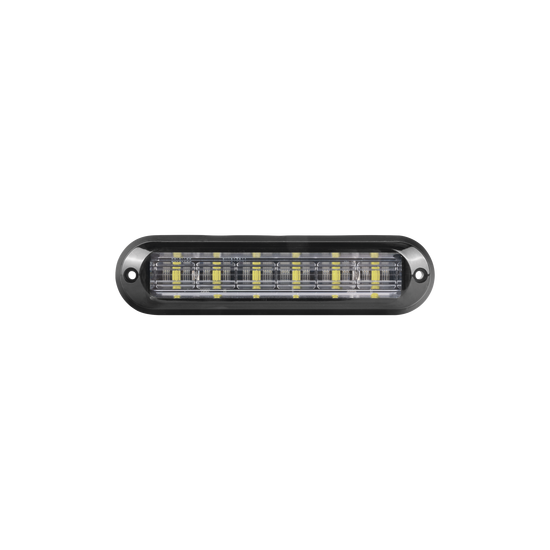 Luz Auxiliar Ultra Brillante IP67 de 6 LEDs, Color Ambar/Claro, con mi