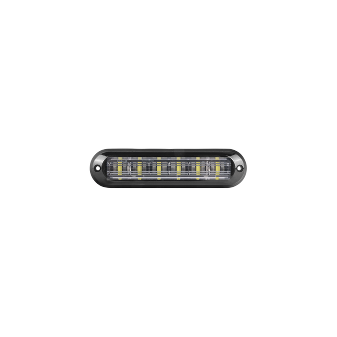 Luz Auxiliar Ultra Brillante IP67 de 6 LEDs, Color Ambar/Claro, con mi
