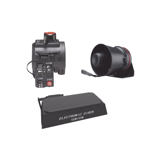 Kit para motocicleta EPCOM INDUSTRIAL, sirena/bocina de 100 Watt y con