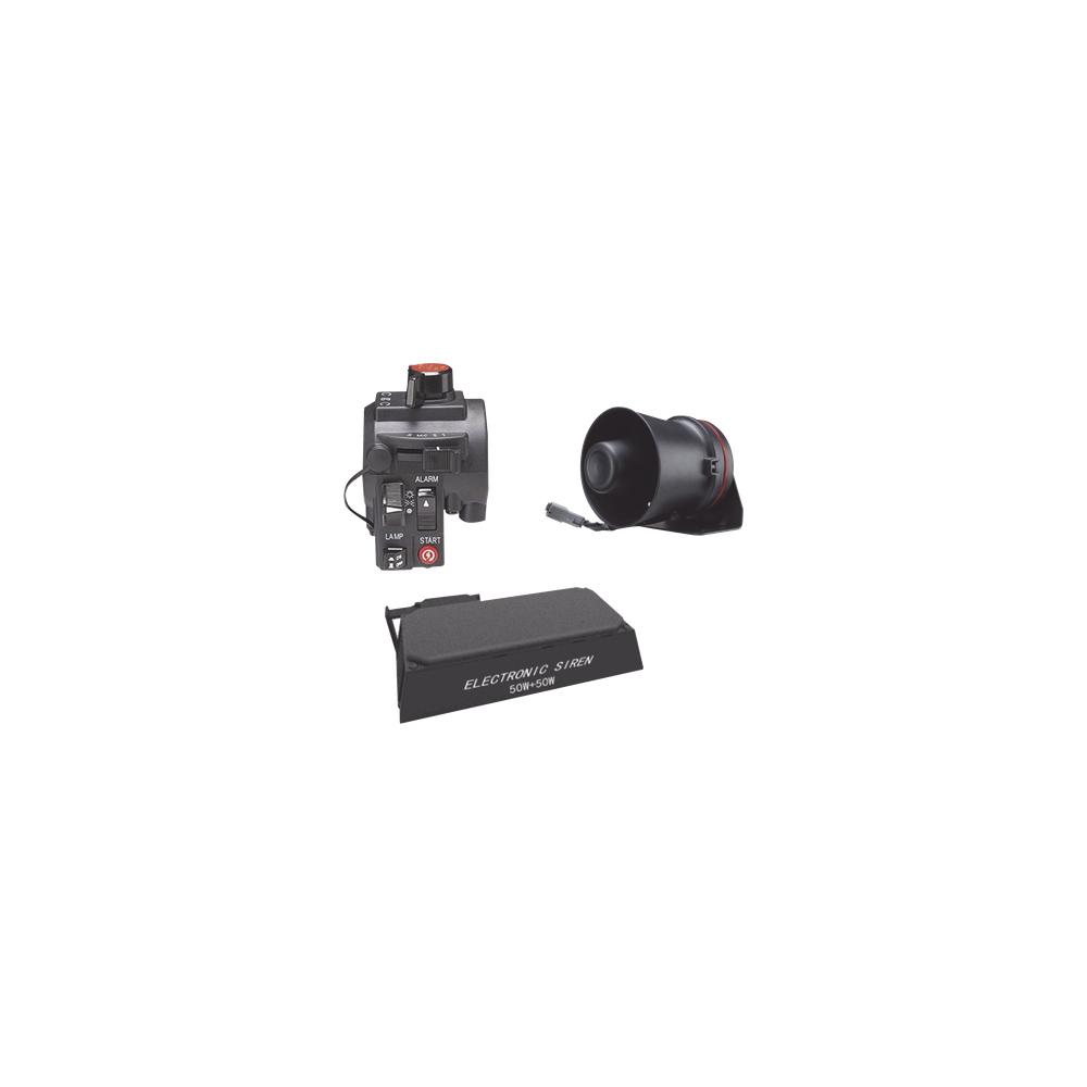 Kit para motocicleta EPCOM INDUSTRIAL, sirena/bocina de 100 Watt y con