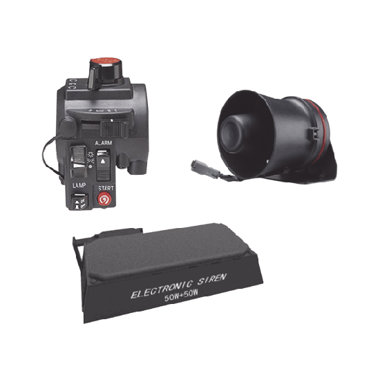 Kit para motocicleta EPCOM INDUSTRIAL, sirena/bocina de 100 Watt y con