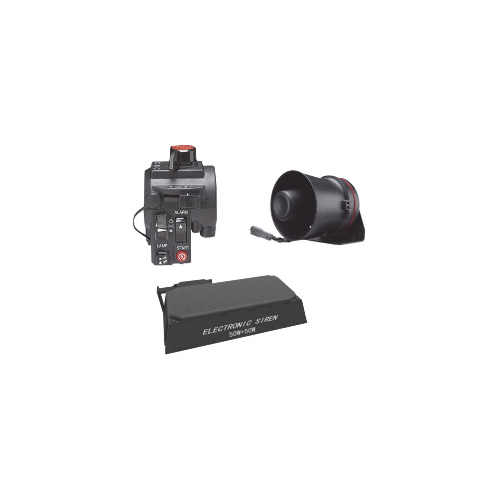 Kit para motocicleta EPCOM INDUSTRIAL, sirena/bocina de 100 Watt y con