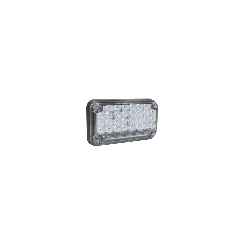Luz de Advertencia de 7X4", Color Claro, Con Luz de Trabajo, Ideal par