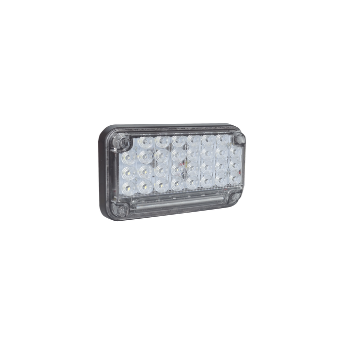 Luz de Advertencia de 7X4", Color Claro, Con Luz de Trabajo, Ideal par