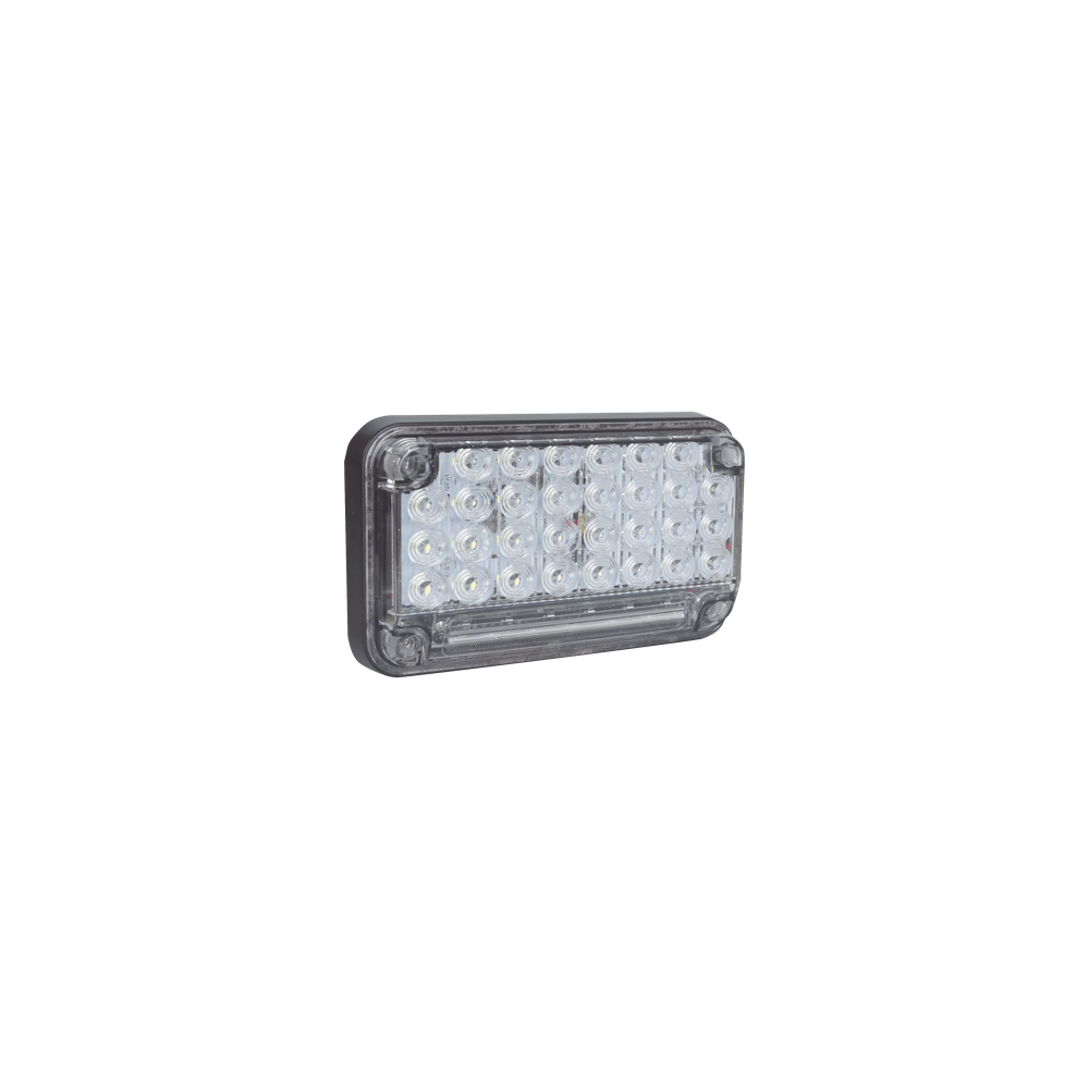 Luz de Advertencia de 7X4", Color Claro, Con Luz de Trabajo, Ideal par