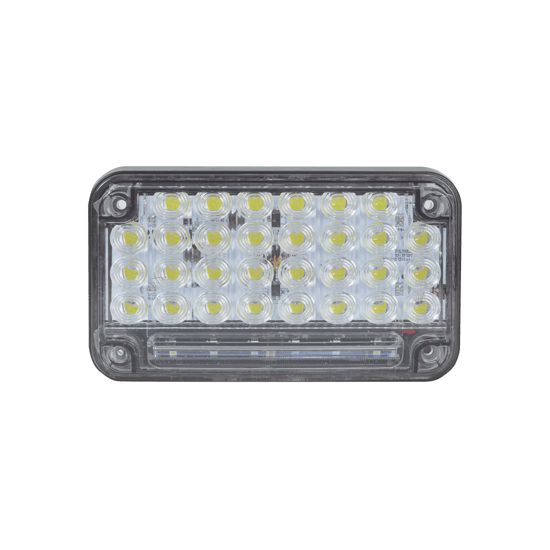 Luz de Advertencia de 7X4", Color Claro, Con Luz de Trabajo, Ideal par