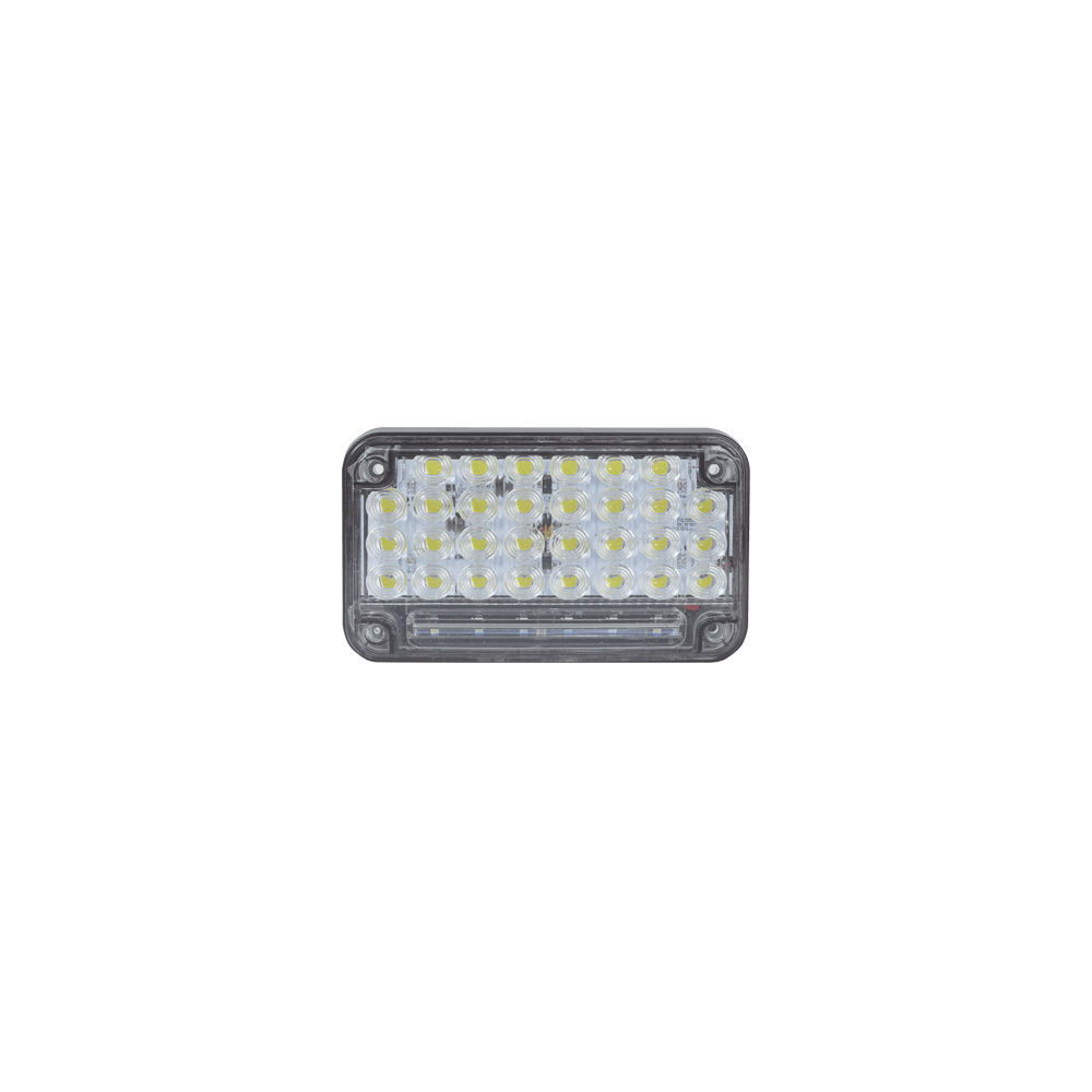 Luz de Advertencia de 7X4", Color Claro, Con Luz de Trabajo, Ideal par