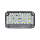 Luz de Advertencia de 7X4", Color Claro, Con Luz de Trabajo, Ideal par