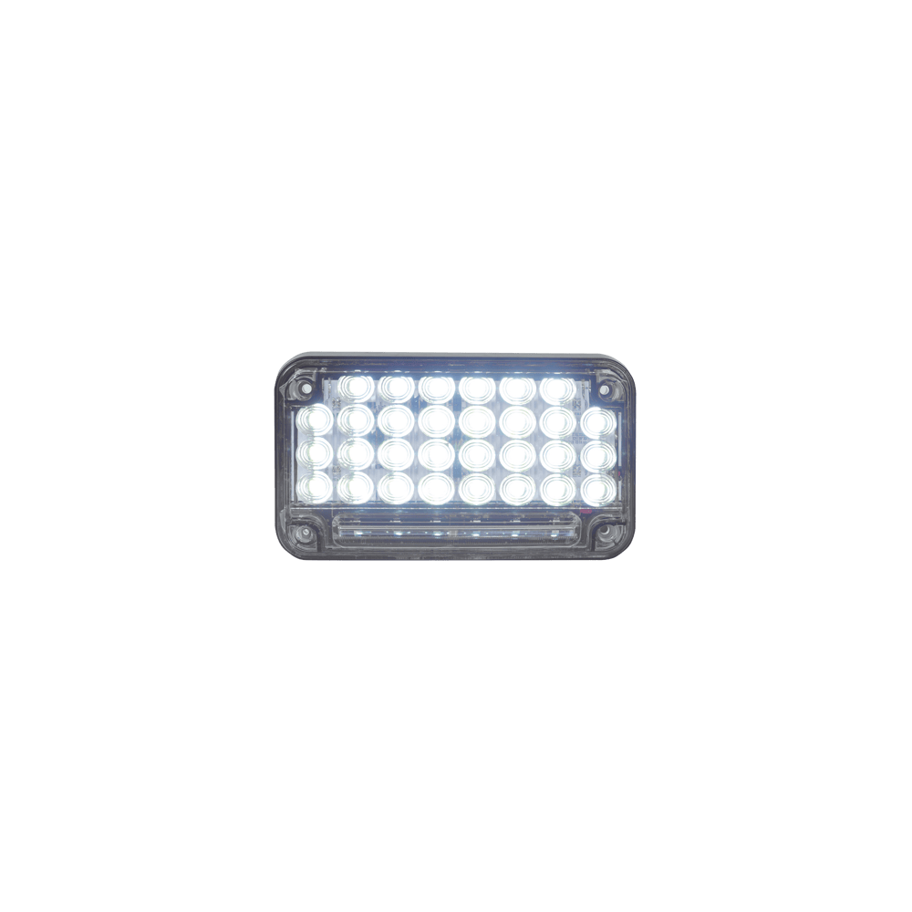 Luz de Advertencia de 7X4", Color Claro, Con Luz de Trabajo, Ideal par