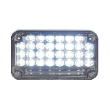 Luz de Advertencia de 7X4", Color Claro, Con Luz de Trabajo, Ideal par