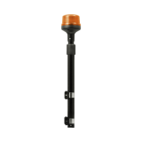 Luz Telescópica para Motocicletas, 8 LED, Ambar, SAE Clase I