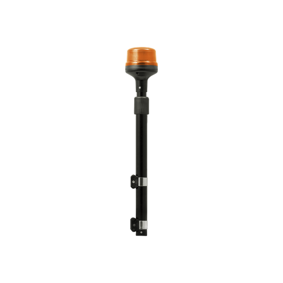 Luz Telescópica para Motocicletas, 8 LED, Ambar, SAE Clase I