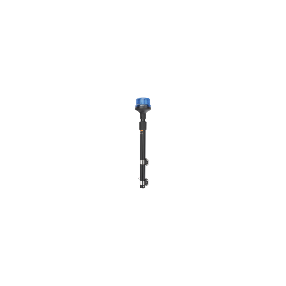Luz Telescópica para Motocicletas, 8 LED, Azul, SAE Clase I