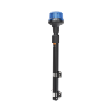 Luz Telescópica para Motocicletas, 8 LED, Azul, SAE Clase I